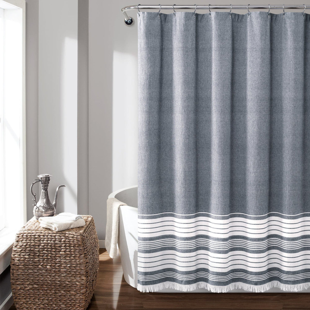 Blue Shower Curtains