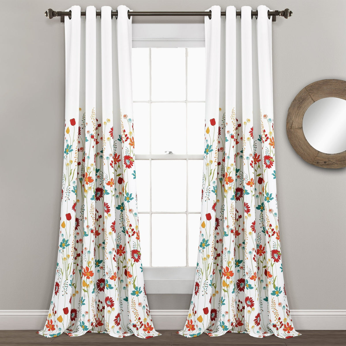 Floral Window Treatments