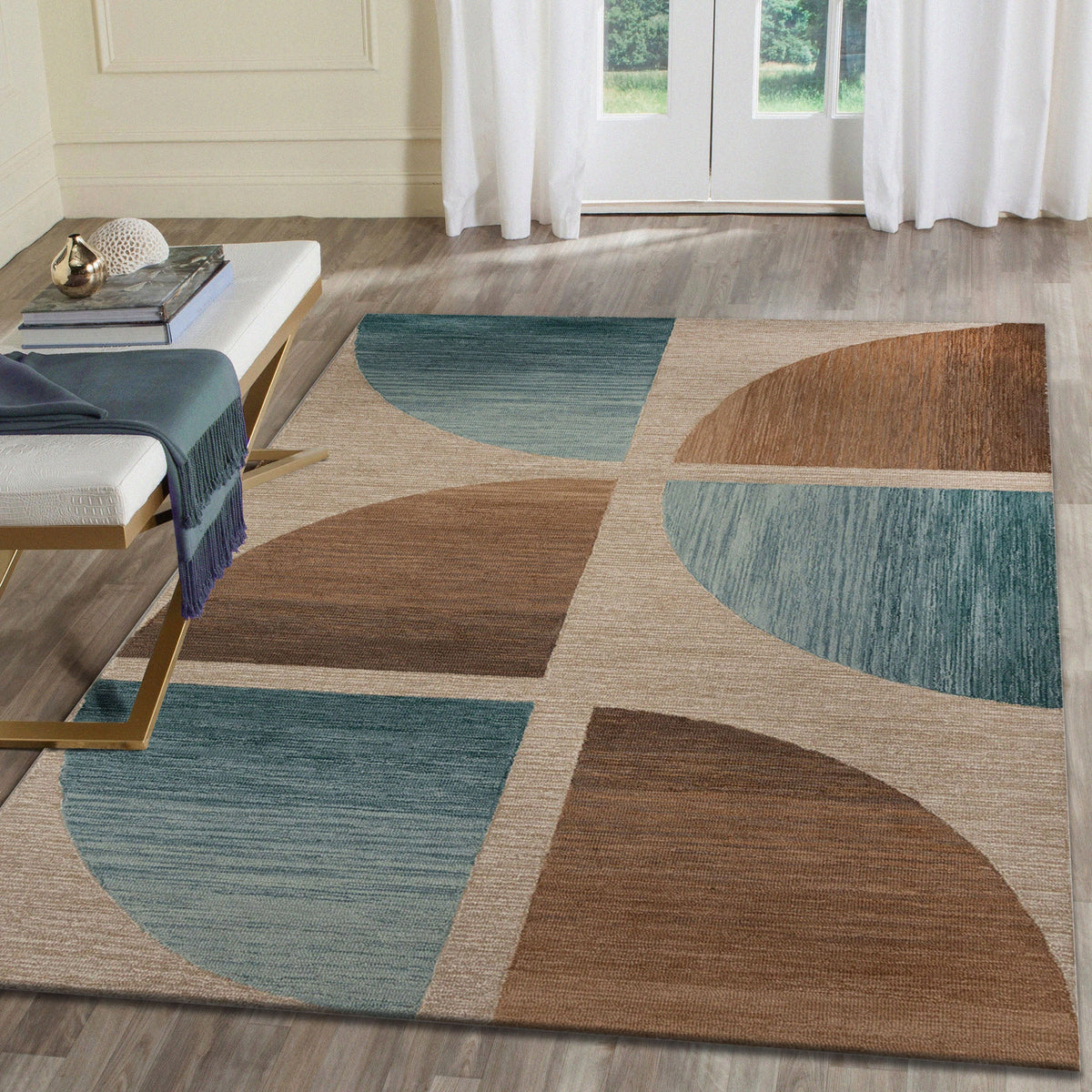 Teal | 5' x 7'6"