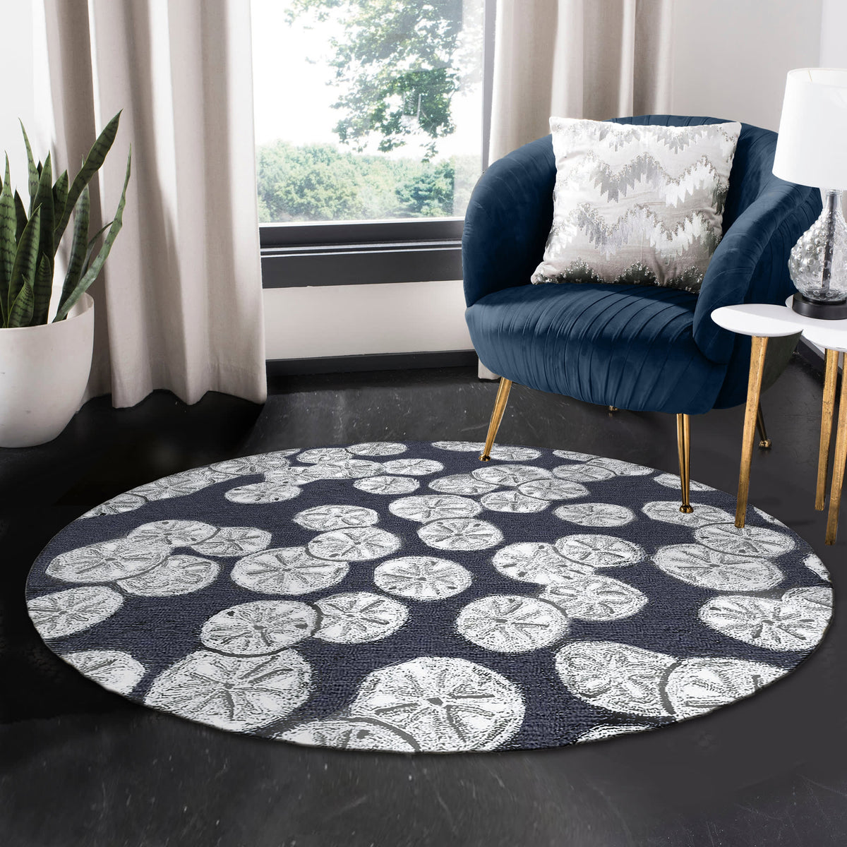 Navy | 5' Round