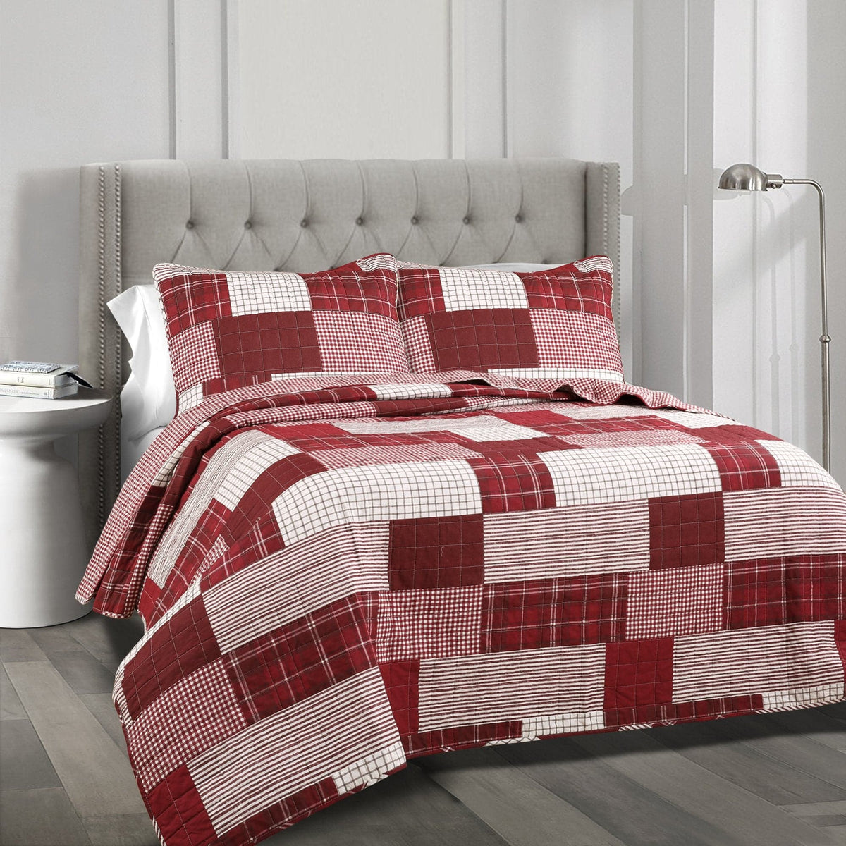 Bedding Bundle: Avon Comforter Set + Greenville Quilt Set