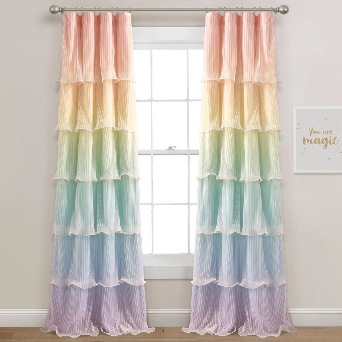 Rainbow | 36" W x 84" L