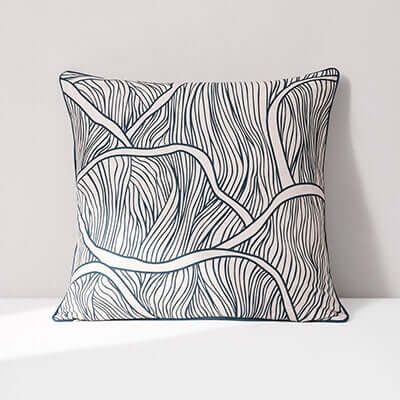 Navy/Neutral | 22" x 22"