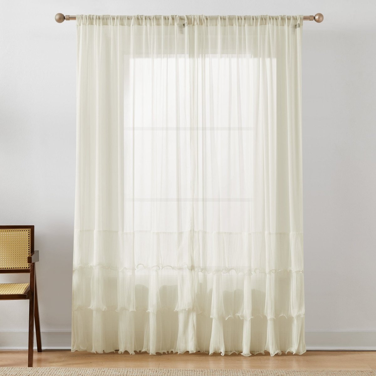 Cream | 52" W x 84" L