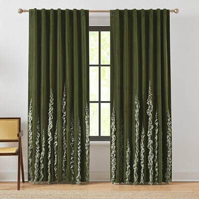 Green | 50" W x 84" L