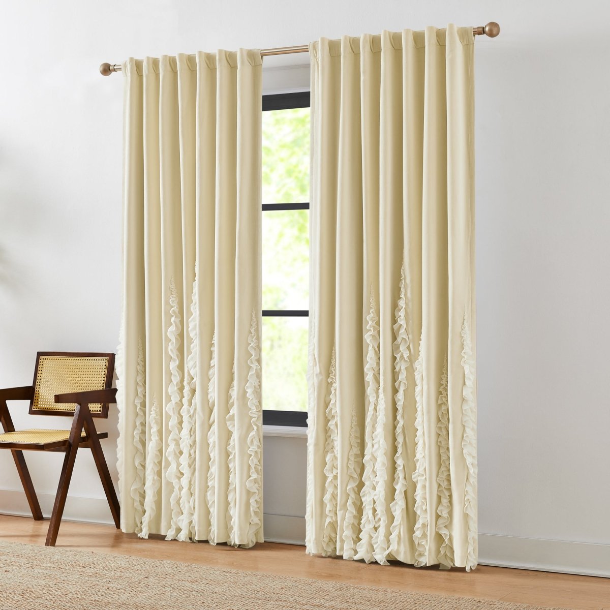 Cream | 50" W x 84" L