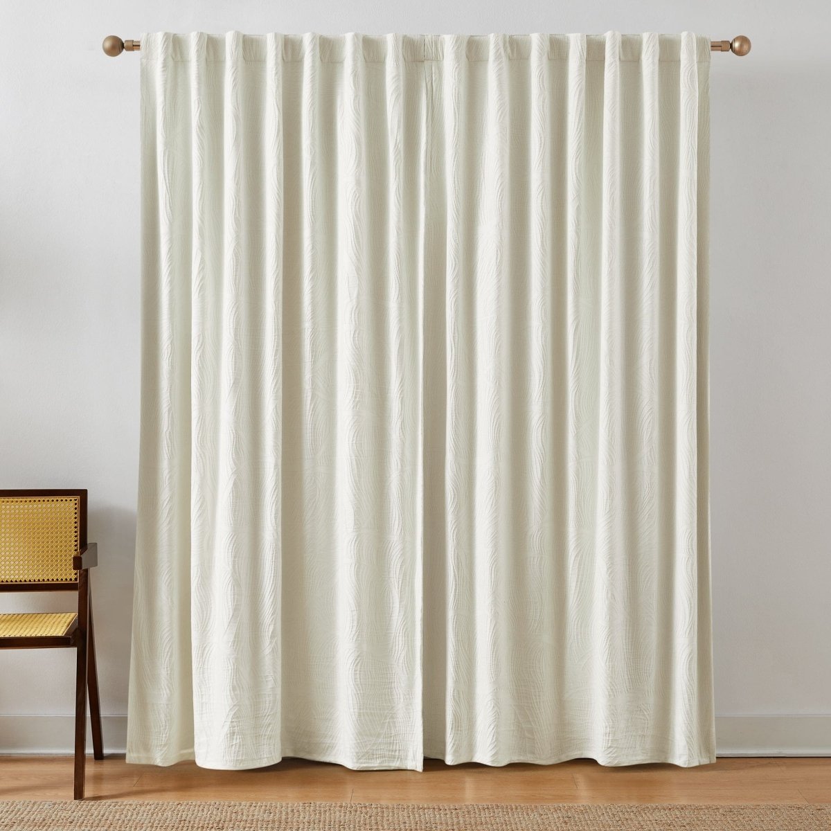 Cream | 52" W x 84" L