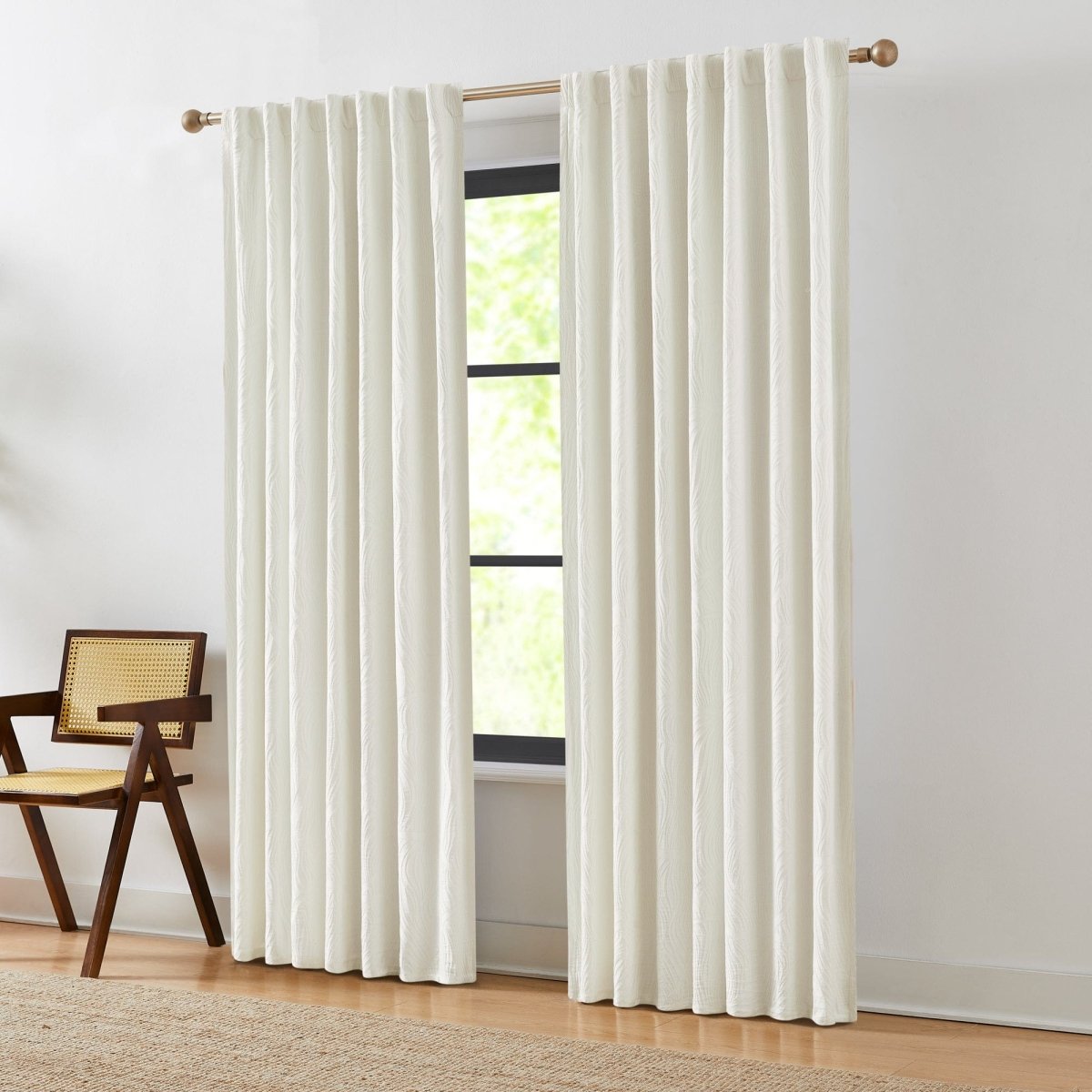Cream | 52" W x 84" L