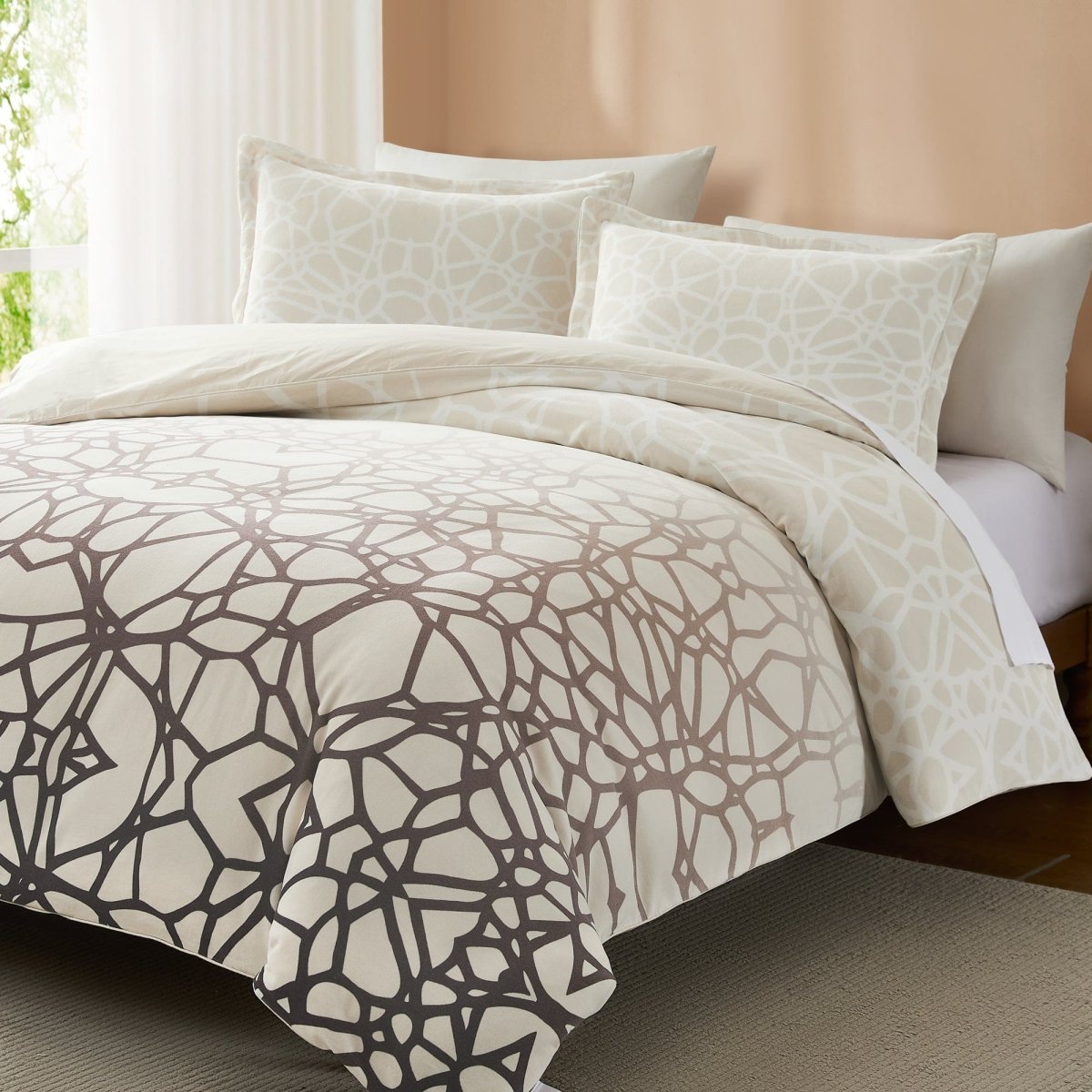 Ivory/Brown | King
