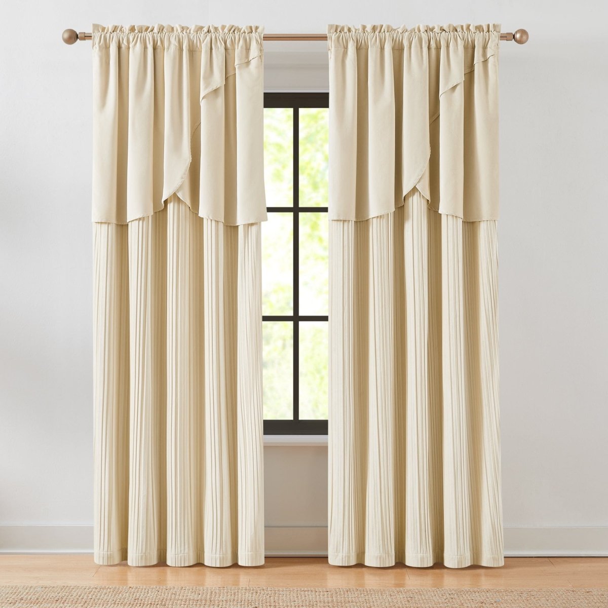 Cream | 52" W x 84" L