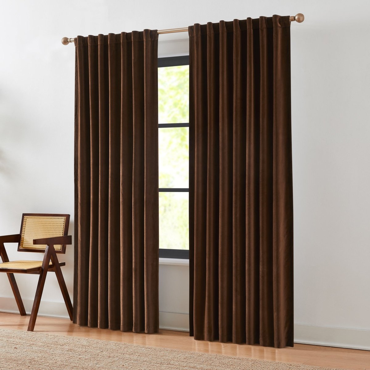 Brown | 50" W x 84" L