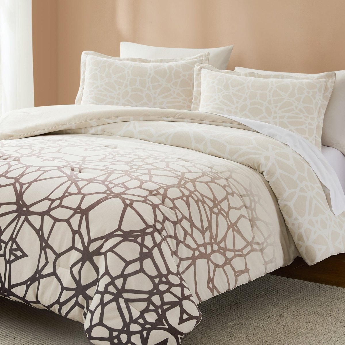 Ivory/Brown | King