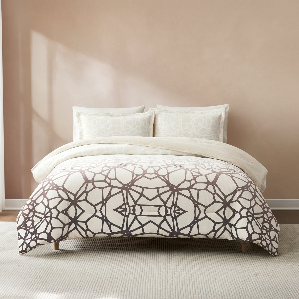 Ivory/Brown | King