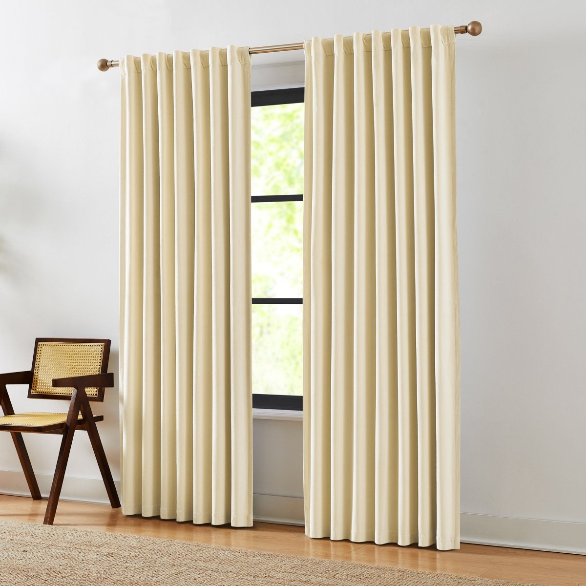 Cream | 50" W x 84" L