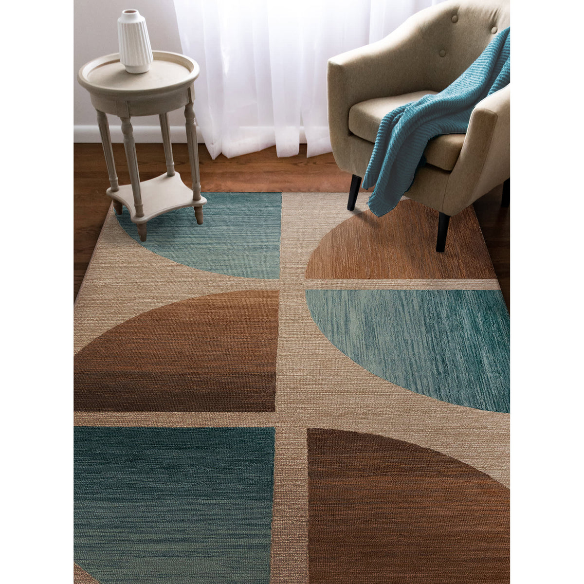 Teal | 3'6" x 5'6"
