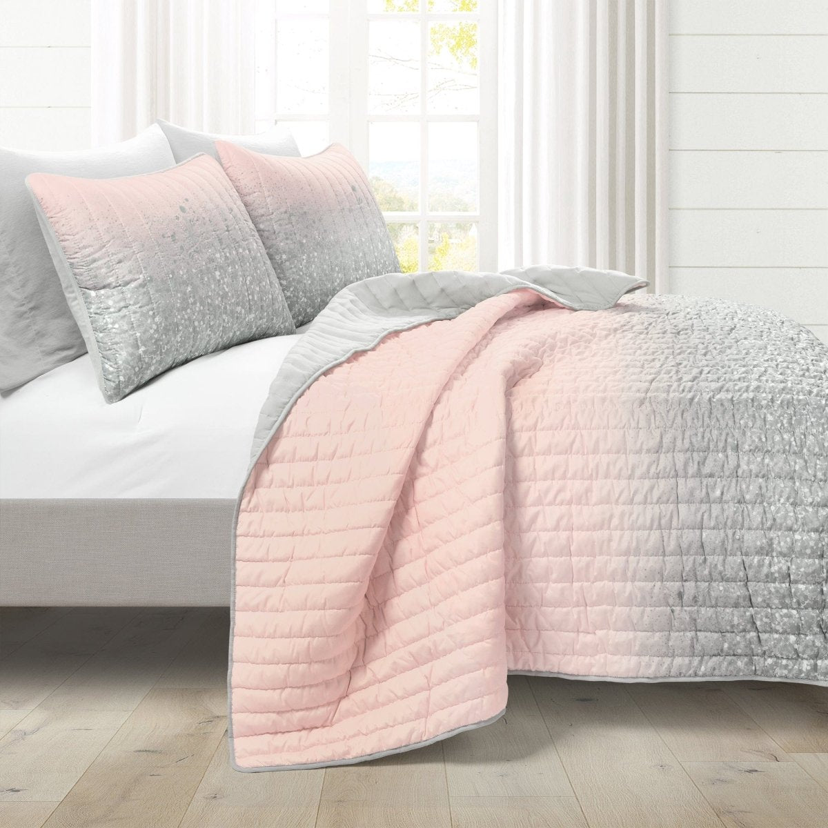 Blush/Gray | Full/Queen