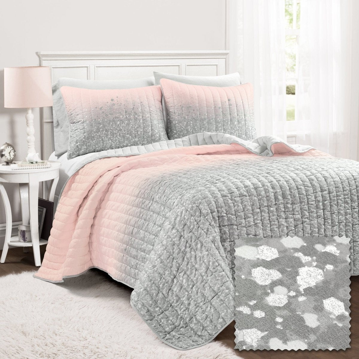 Blush/Gray | Full/Queen