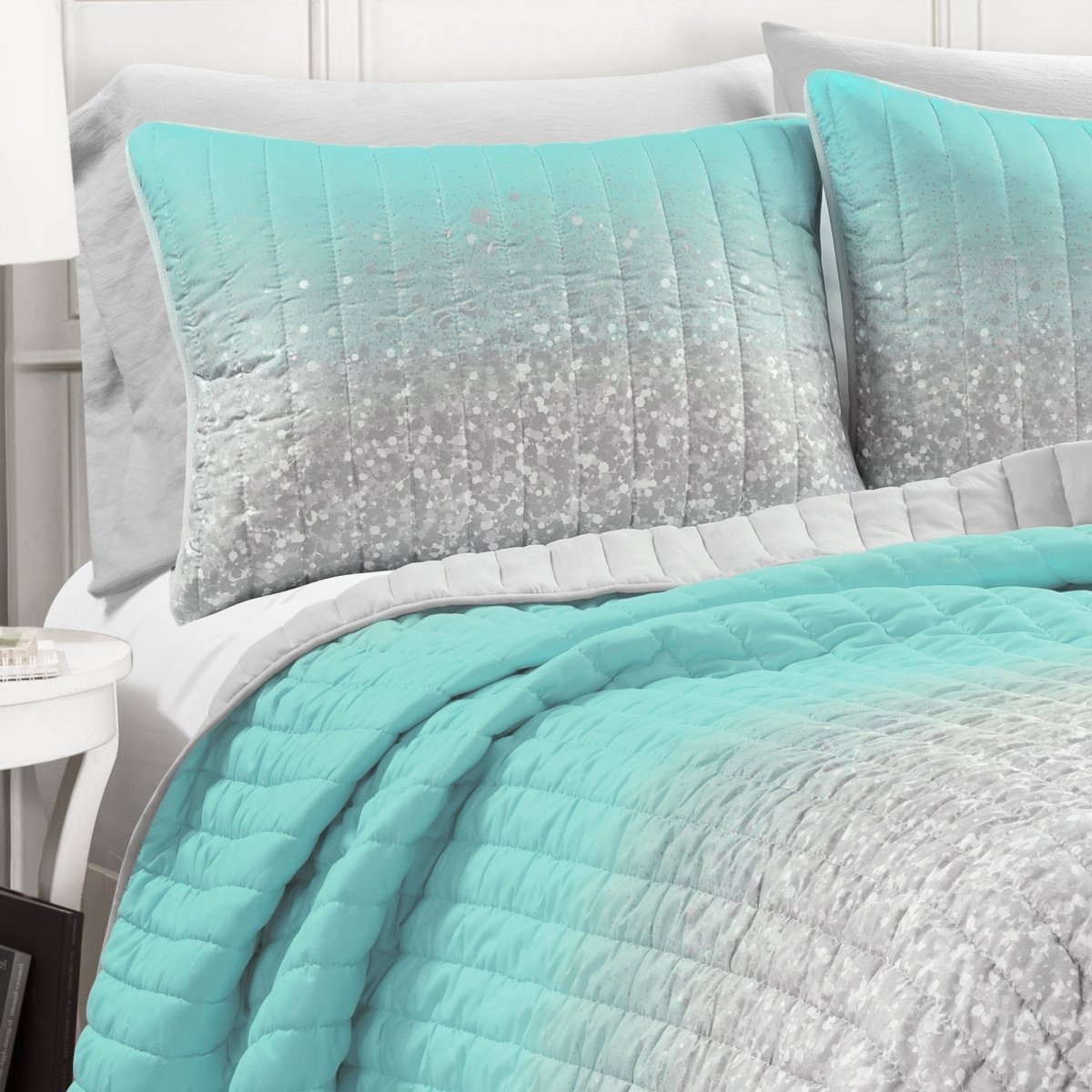Aqua/Gray | Full/Queen