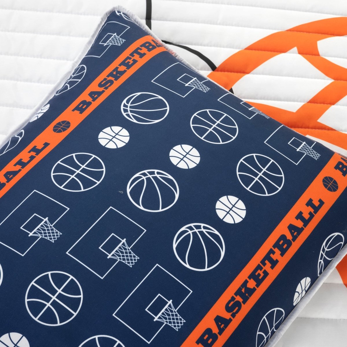 White/Navy | Full/Queen