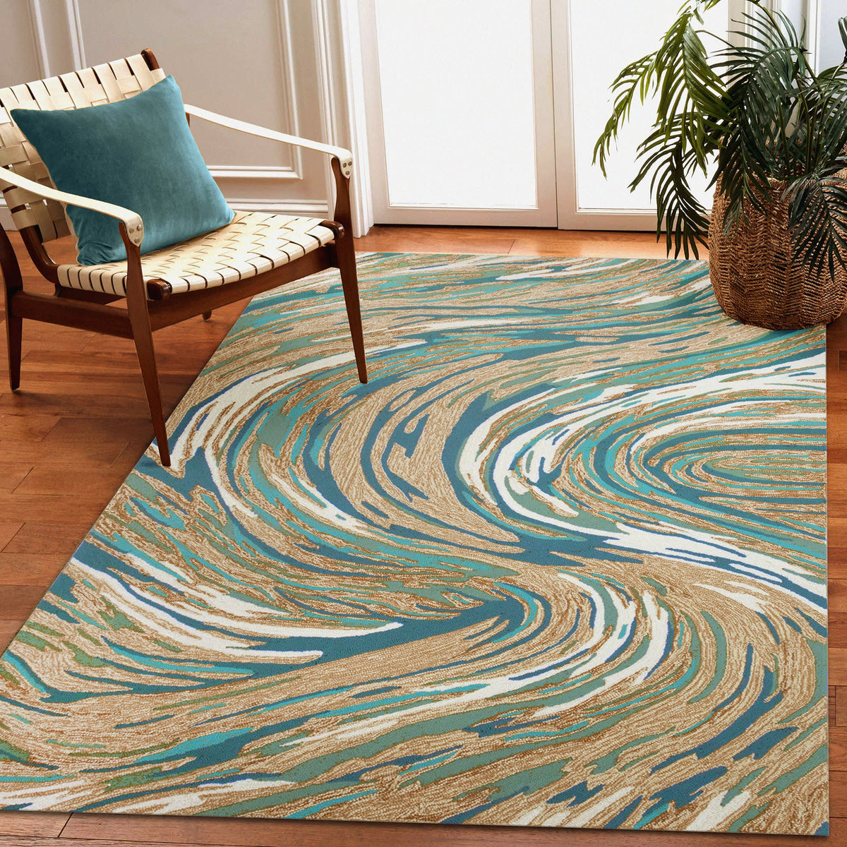 Aqua | 2'6" x 4'