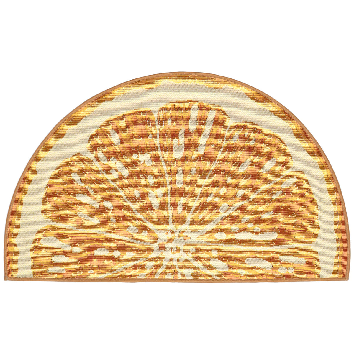 Yellow | 3'3" x 2'1" 1/2 Round