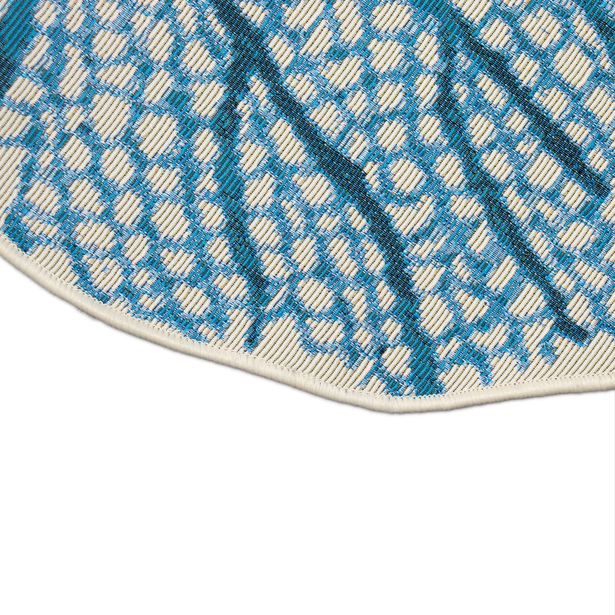 Navy | 3'3" x 2'1" 1/2 Round