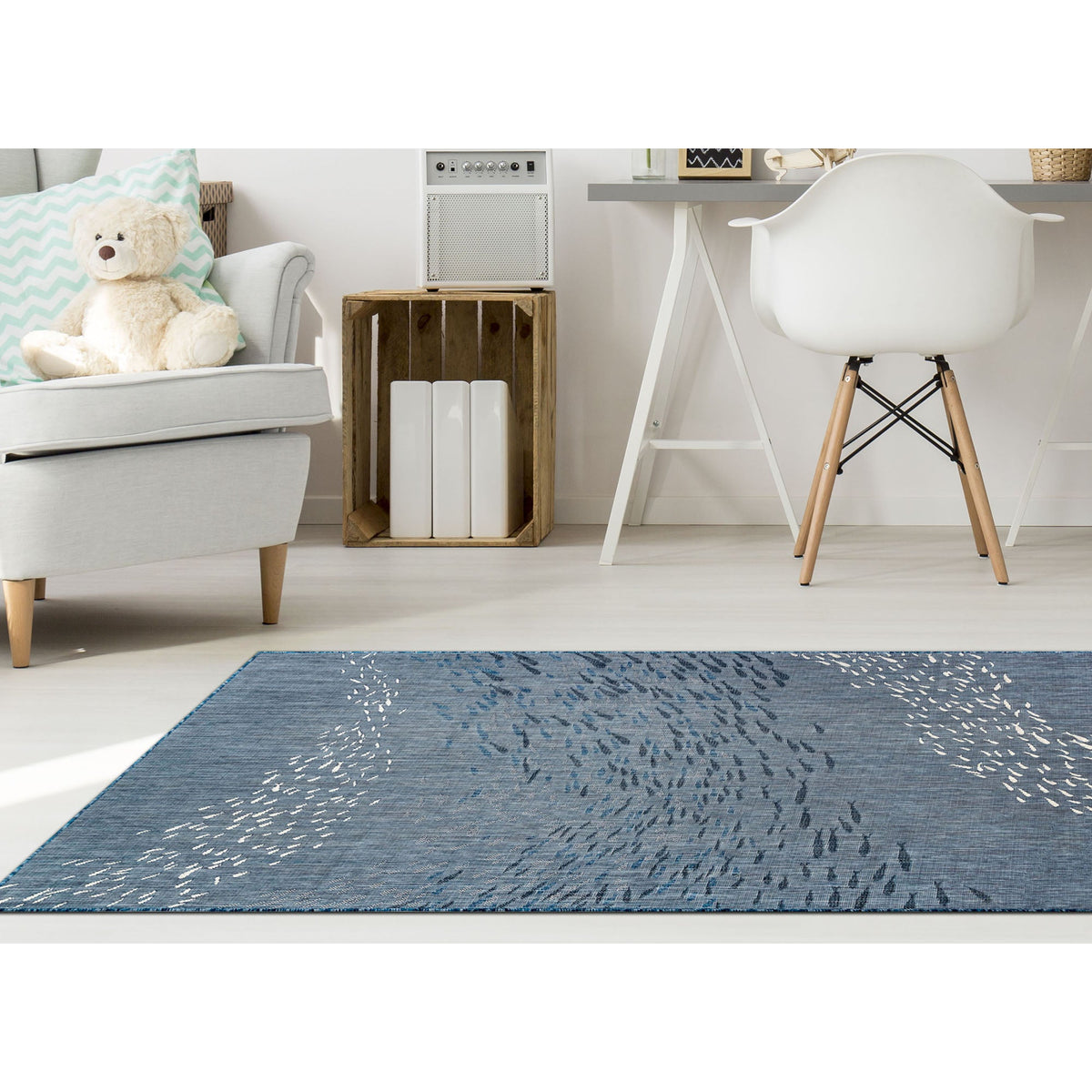 Navy | 3'3" x 4'11"