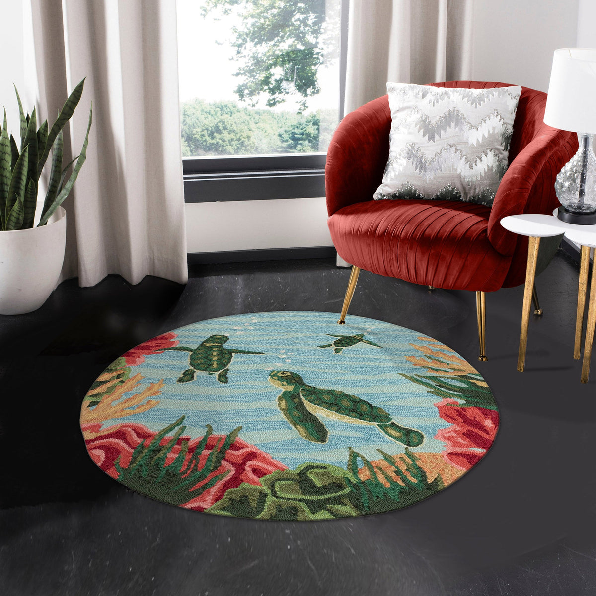 Navy | 3' Round