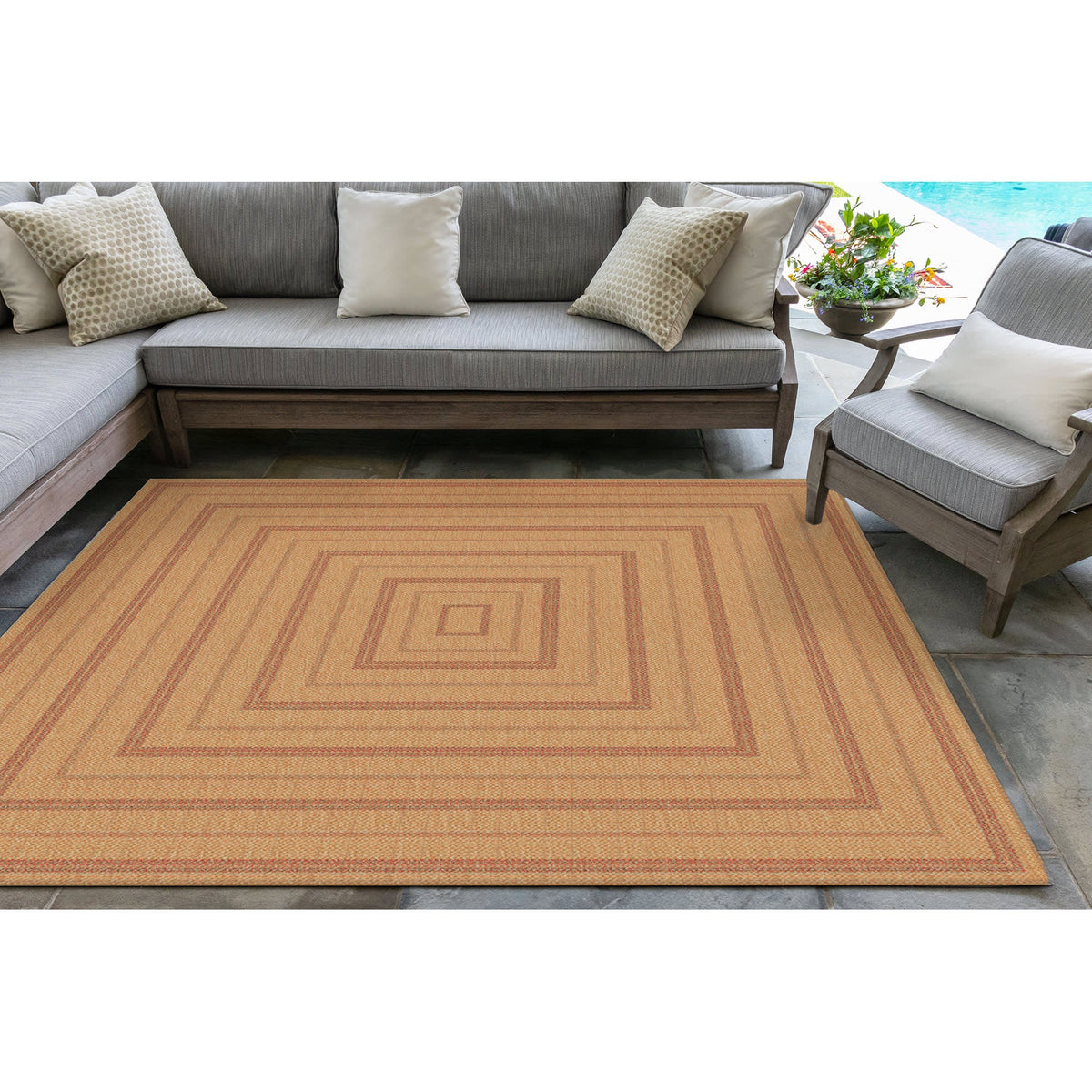 Terracotta | 7'10" Square