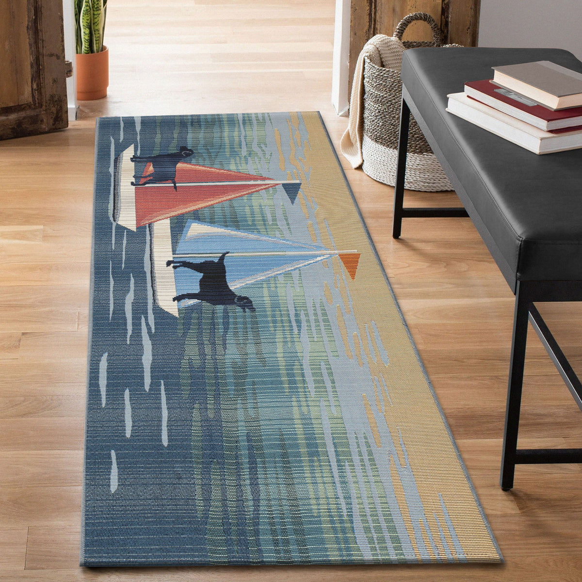 Blue | 1'11" x 4'11"