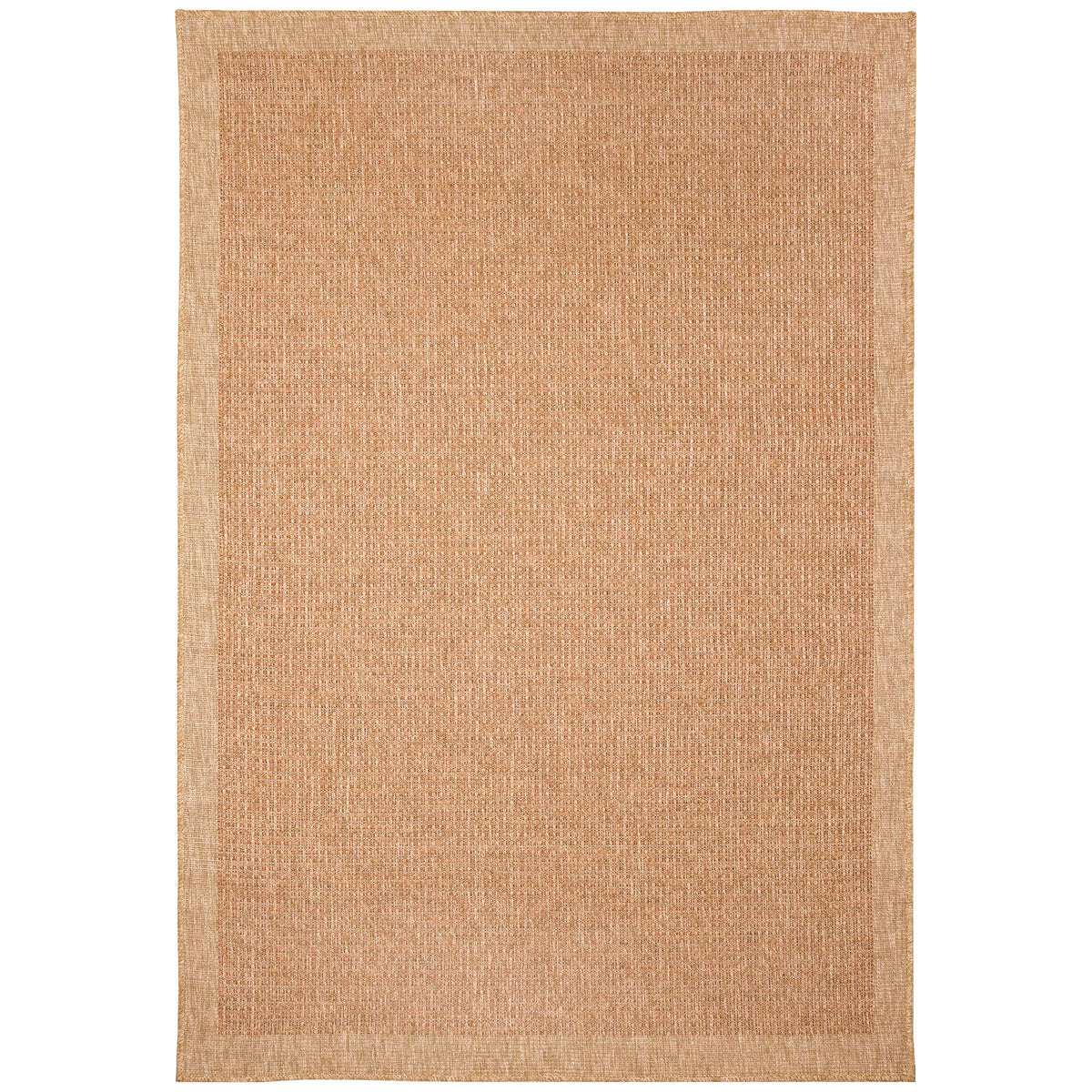Sahara Texture Border Indoor Outdoor Area Rug
