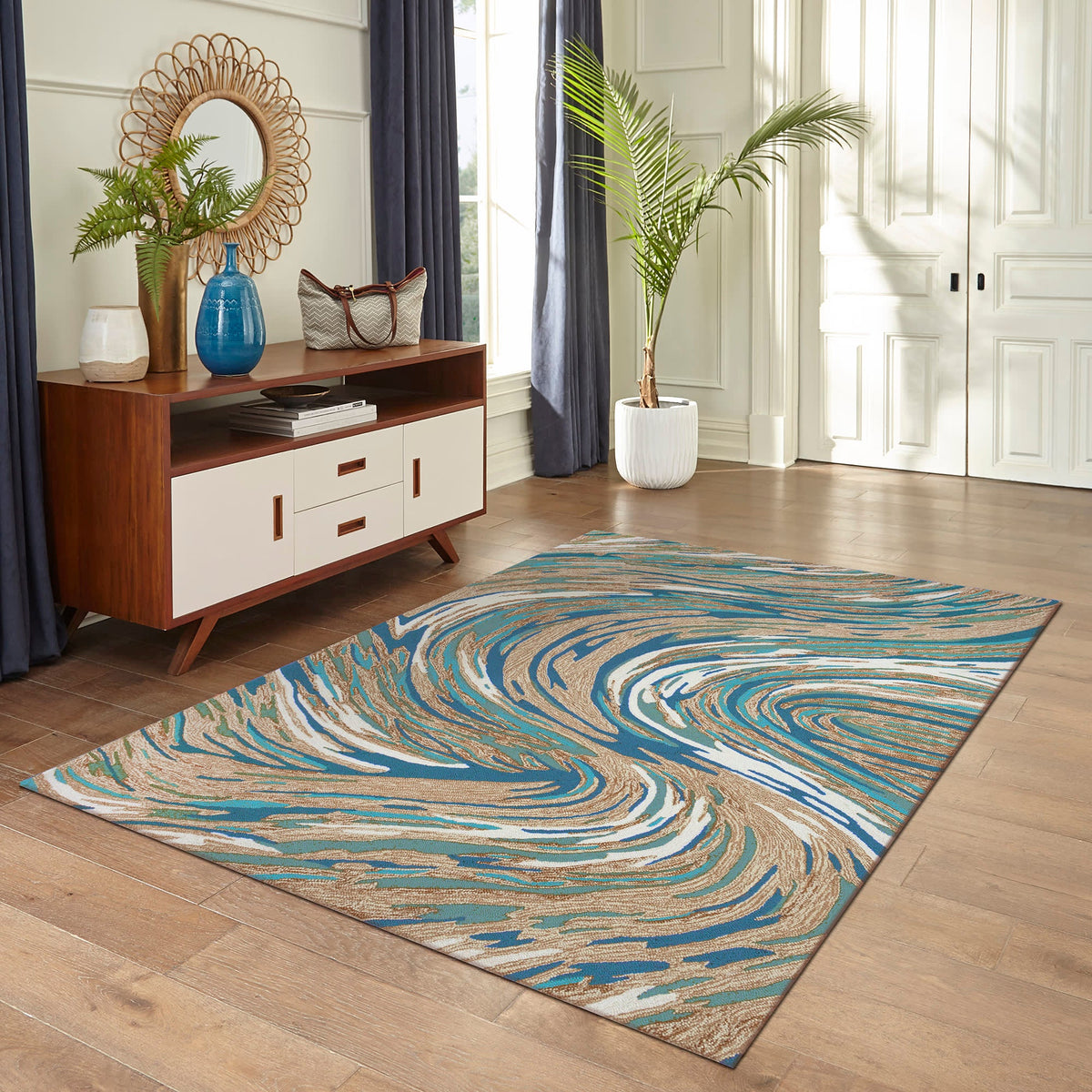 Aqua | 5' x 7'6"