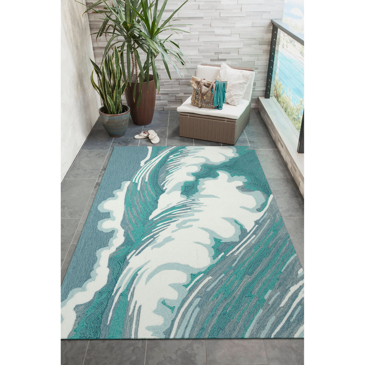Aqua | 2'6" x 4'