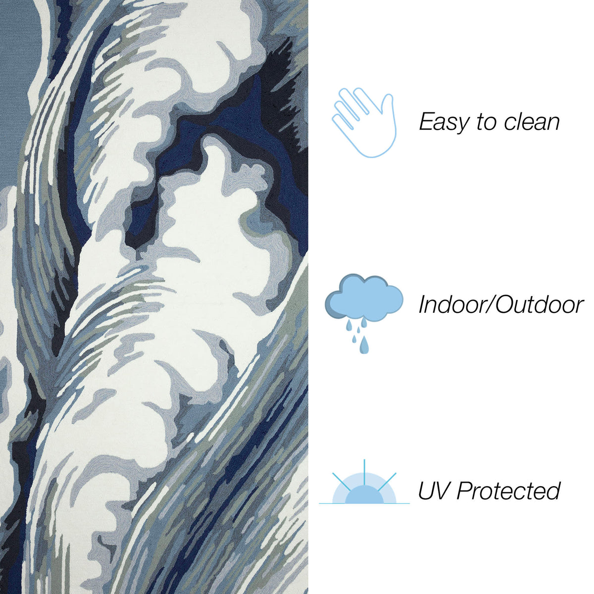 Ocean | 1'8" x 2'6"