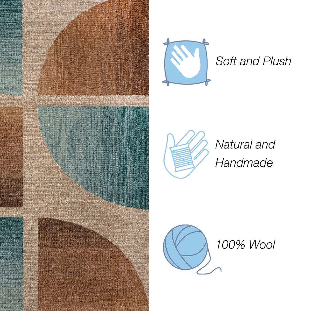 Teal | 5' x 7'6"
