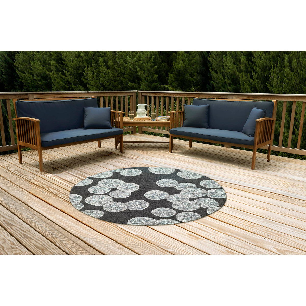 Navy | 3' Round