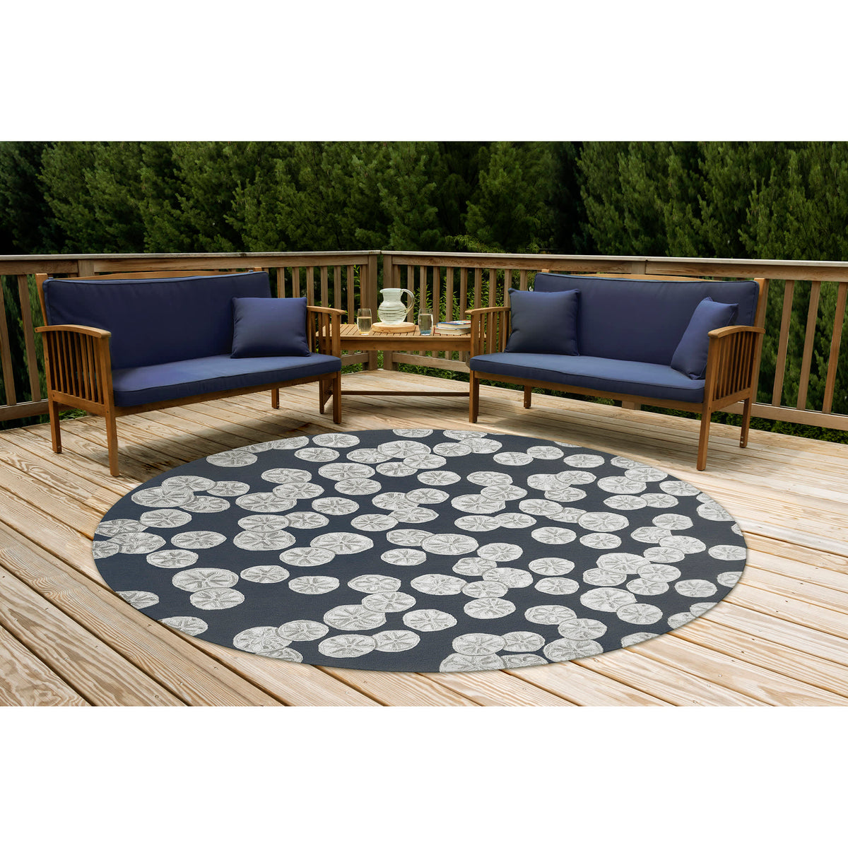 Navy | 8' Round