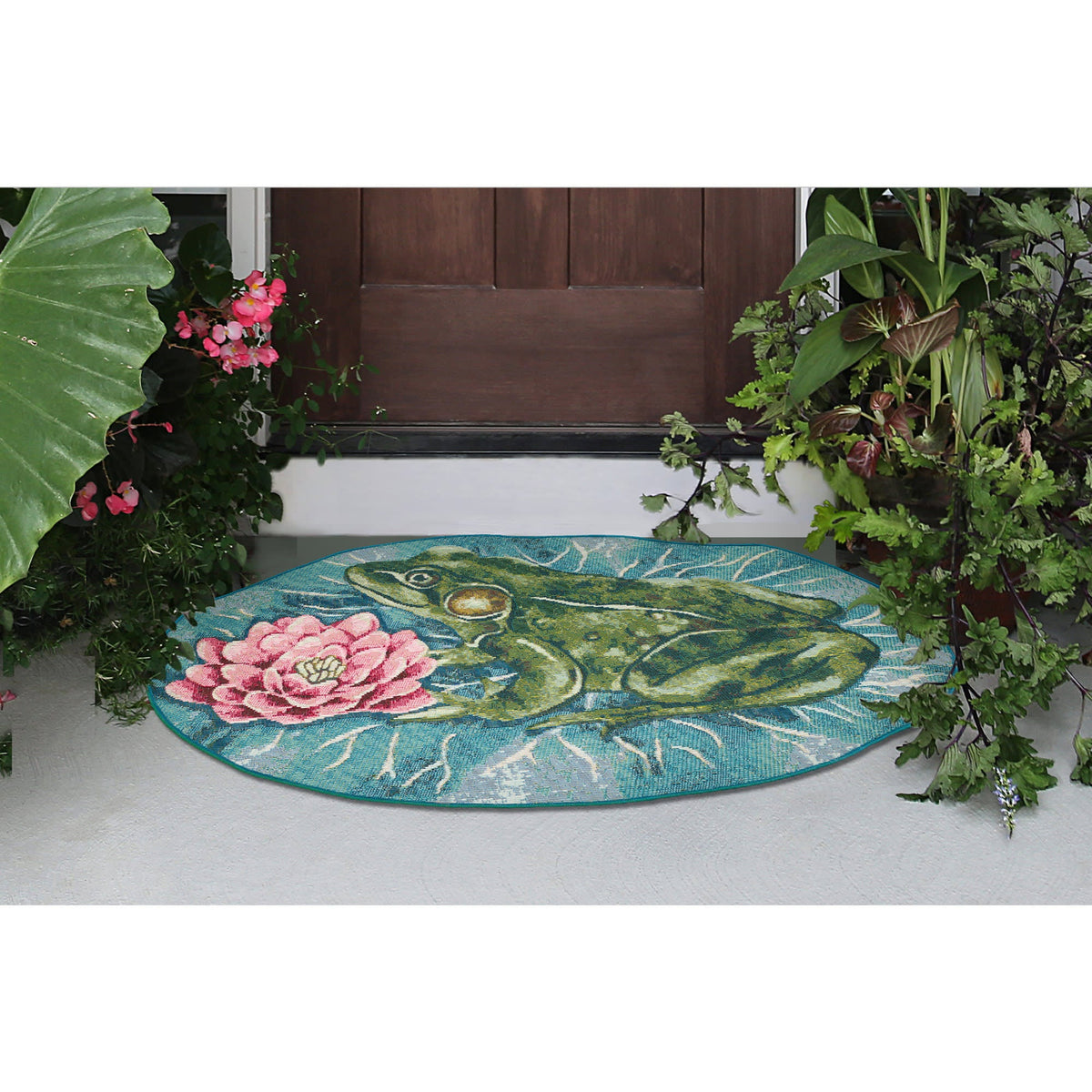 Green | 3'3" x 2'1" Shaped