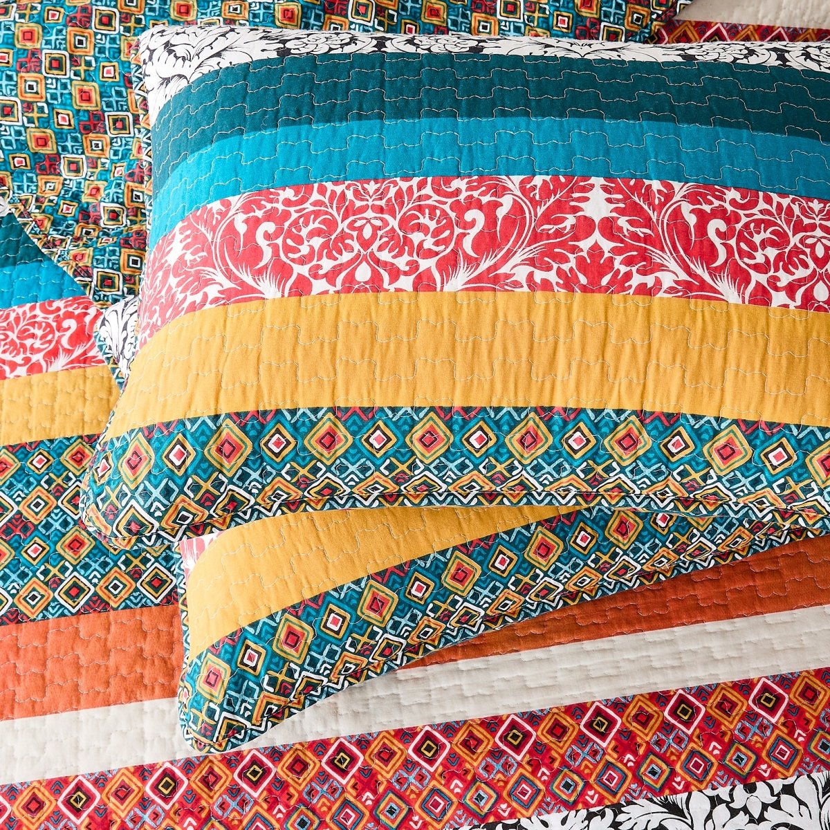 Turquoise_Tangerine | Full/Queen