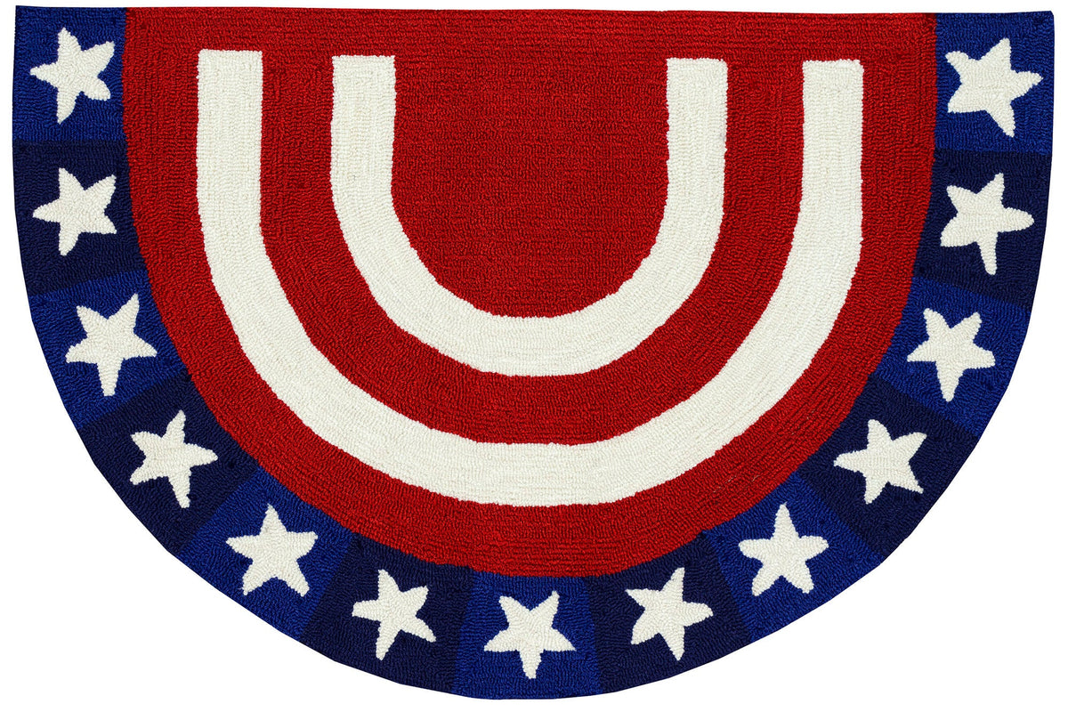 Red | 2' x 3' 1/2 Round