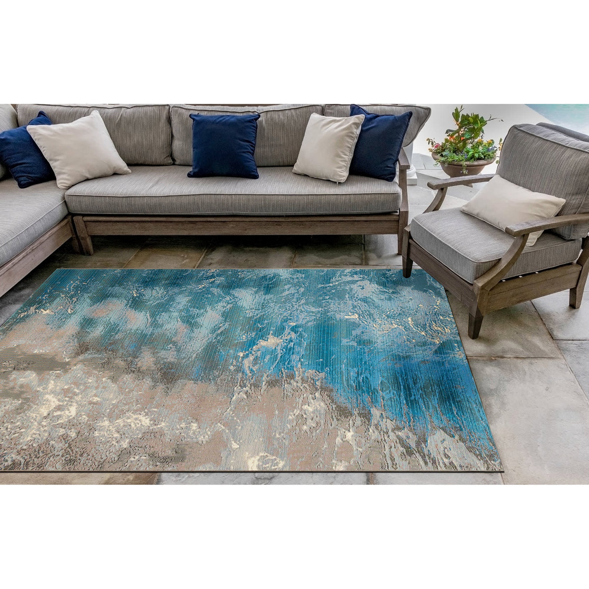 Ocean | 6'6" x 9'4"