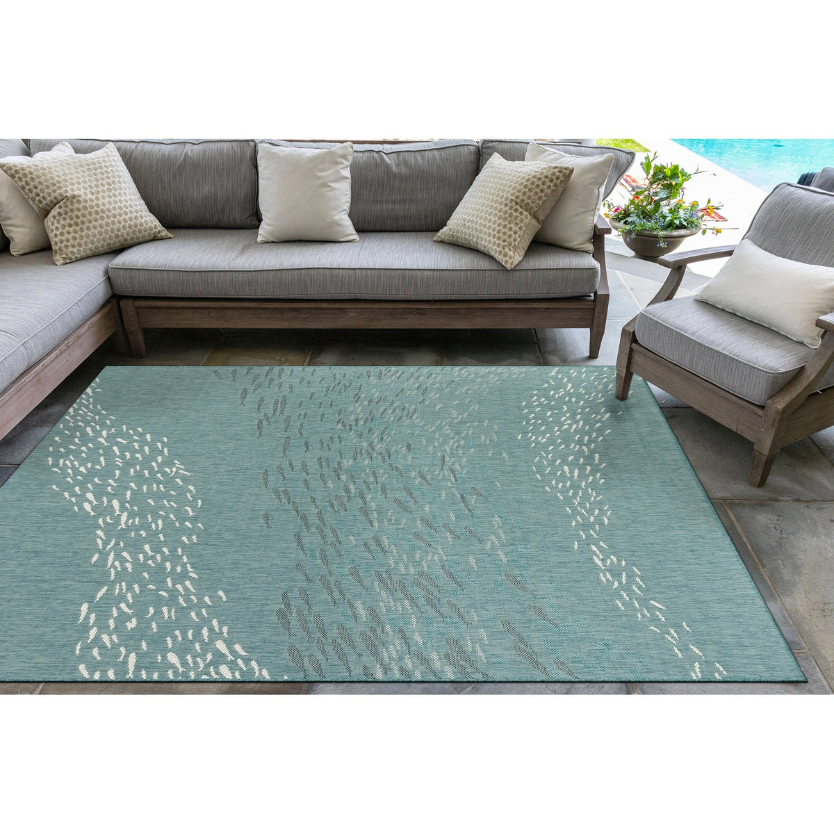 Aqua | 4'10" x 7'6"