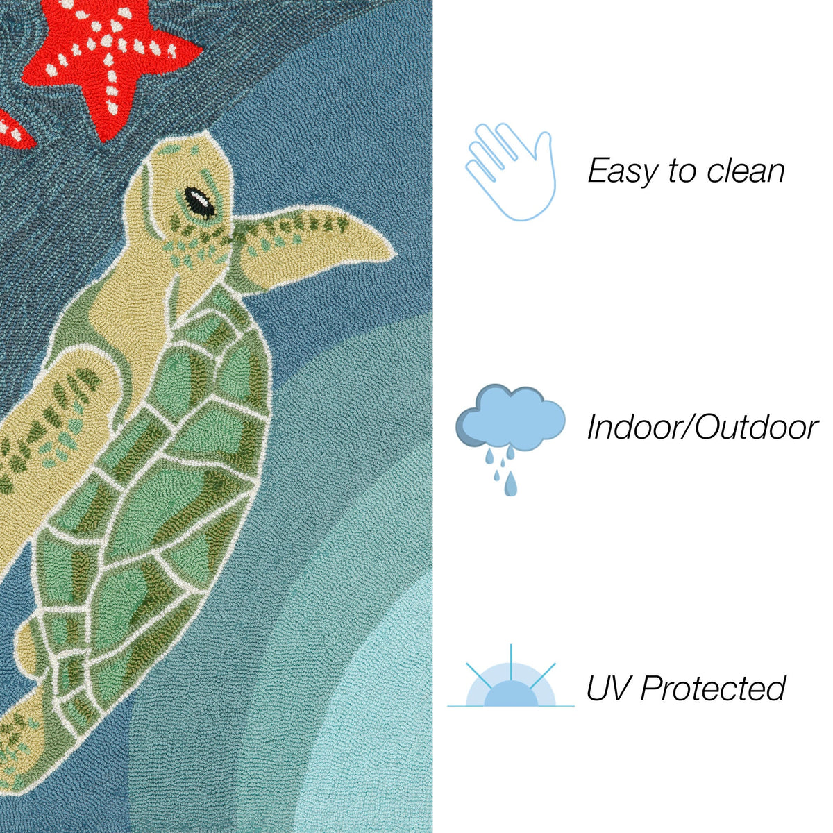Ocean | 1'8" x 2'6"