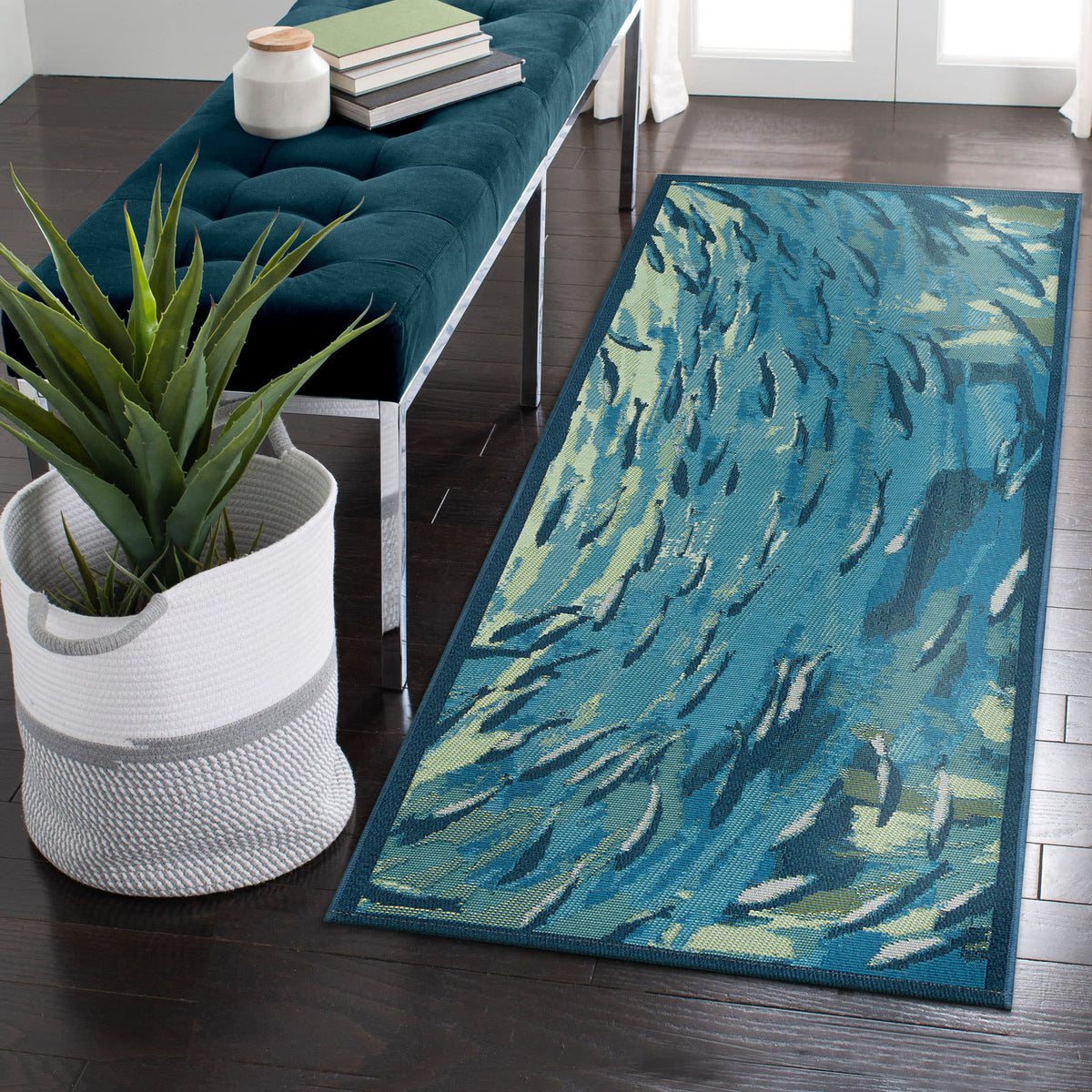Blue | 1'11" x 4'11"