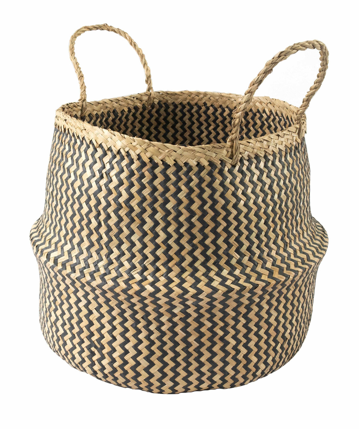 Belly Woven Basket with Handles (Large) by Made Terra