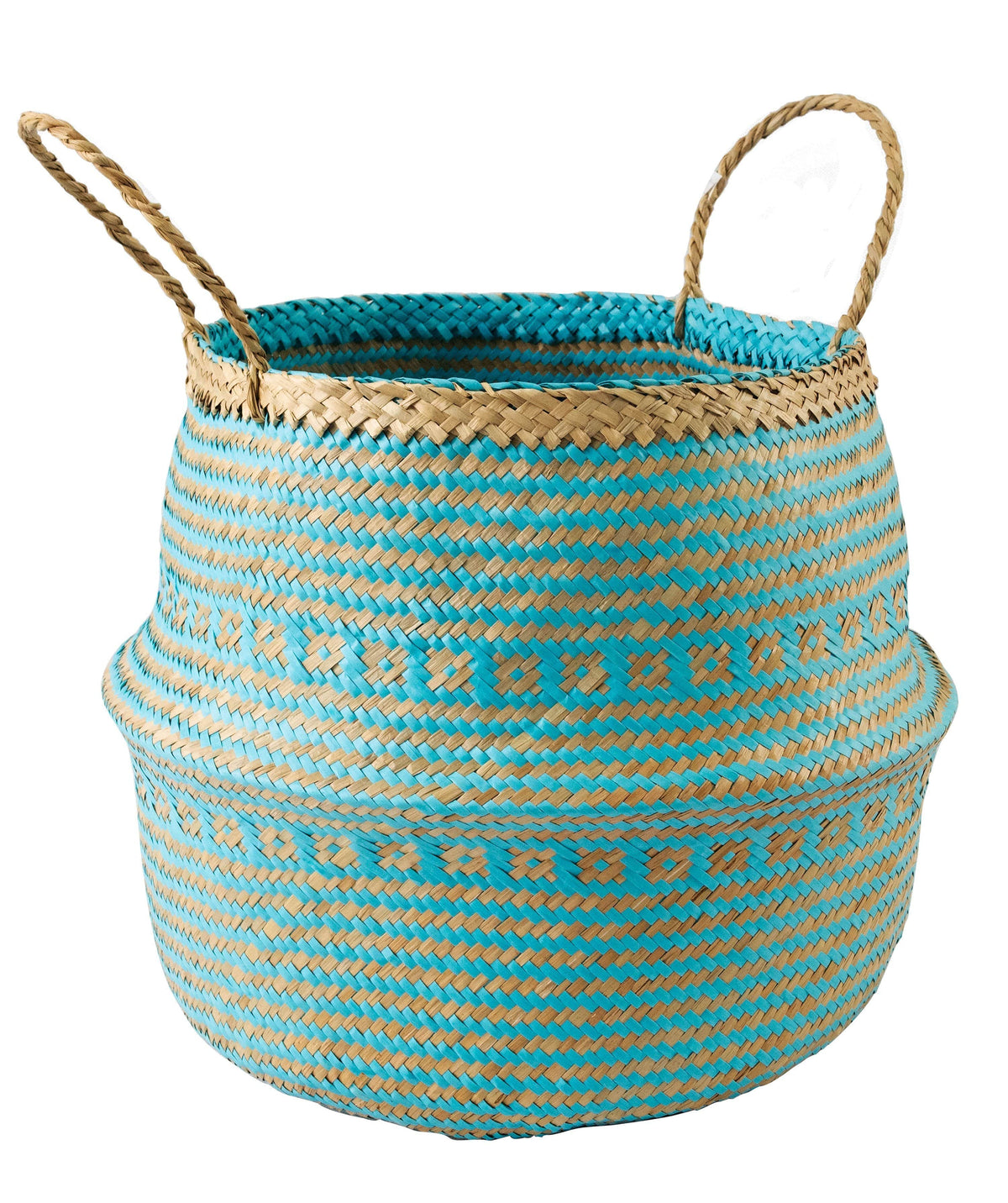 Belly Woven Basket with Handles (Large) by Made Terra