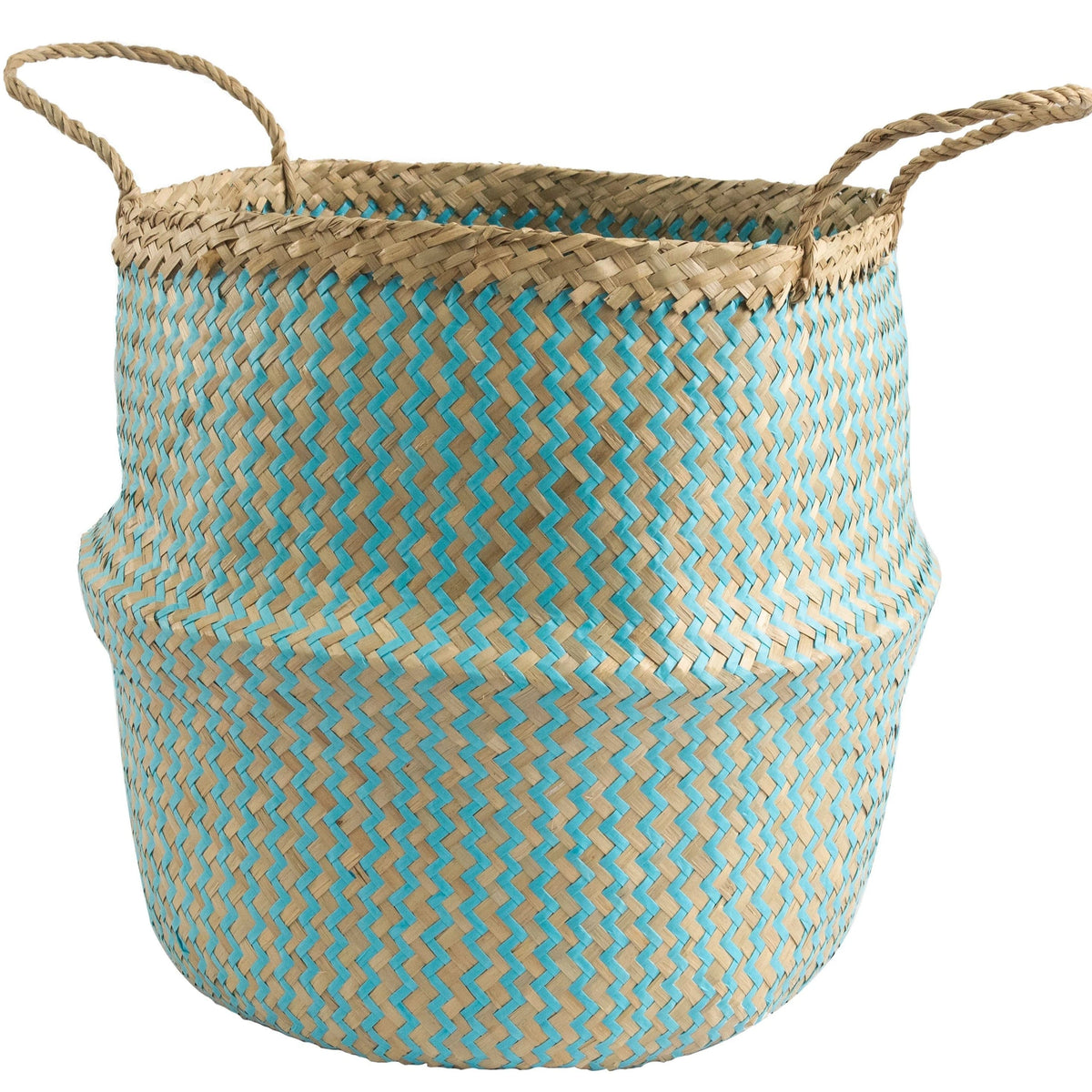 Belly Woven Basket with Handles (Large) by Made Terra