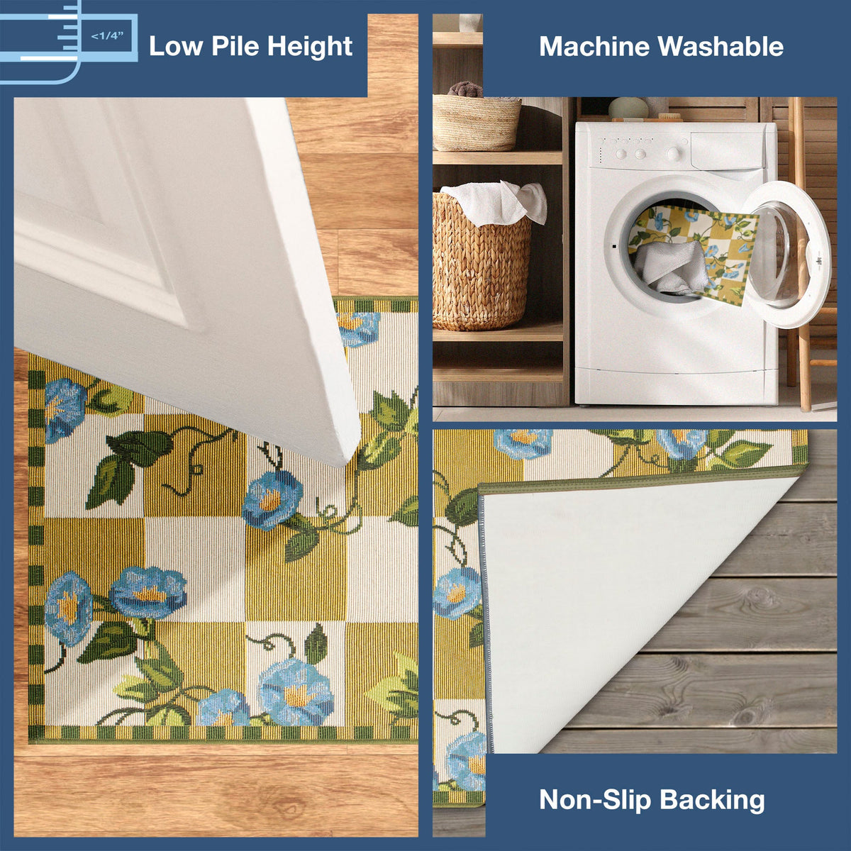 Yellow | 1'11" x 4'11"