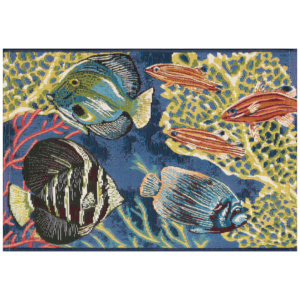 Navy | 1'11" x 4'11"
