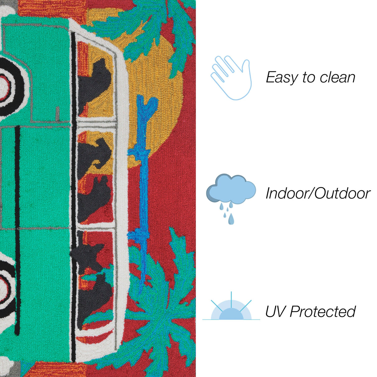Turquoise | 1'8" x 2'6"